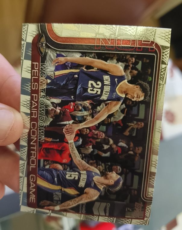 2025-26 Topps #299 Won't Bow Down: Pels Pair Control Game — front