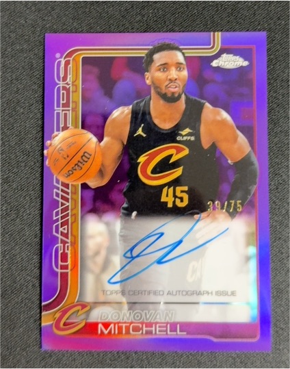 2025-26 Topps Chrome #69 Donovan Mitchell — front