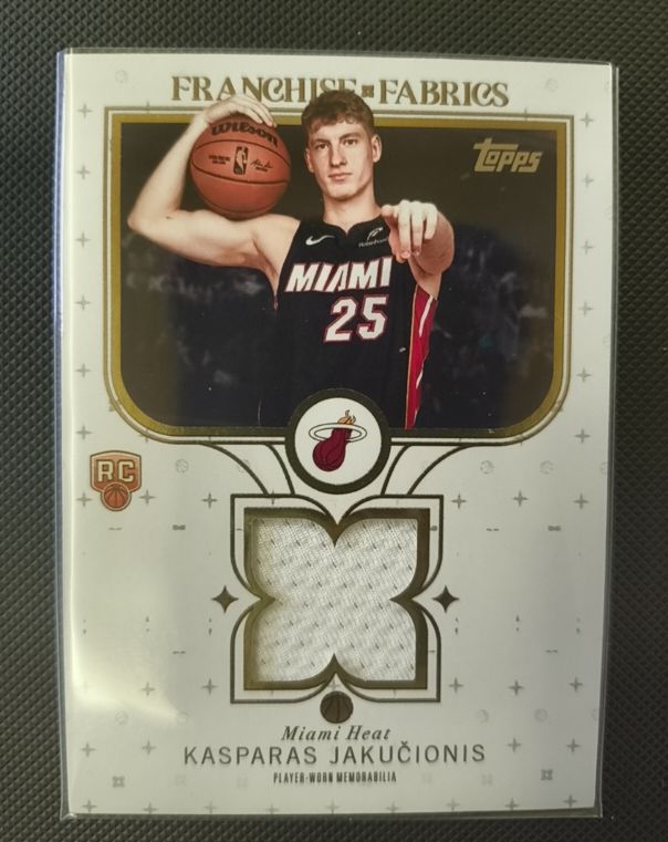 2025-26 Topps #FF-KJ Kasparas Jakucionis — front