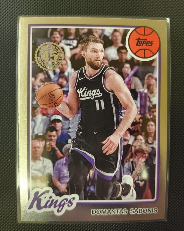 2025-26 Topps #80BK-36 Domantas Sabonis Sacramento Kings — front