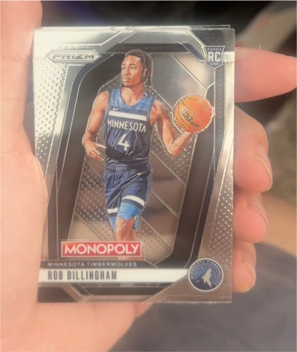 2024-25 Panini Prizm Monopoly #90 Rob Dillingham — front