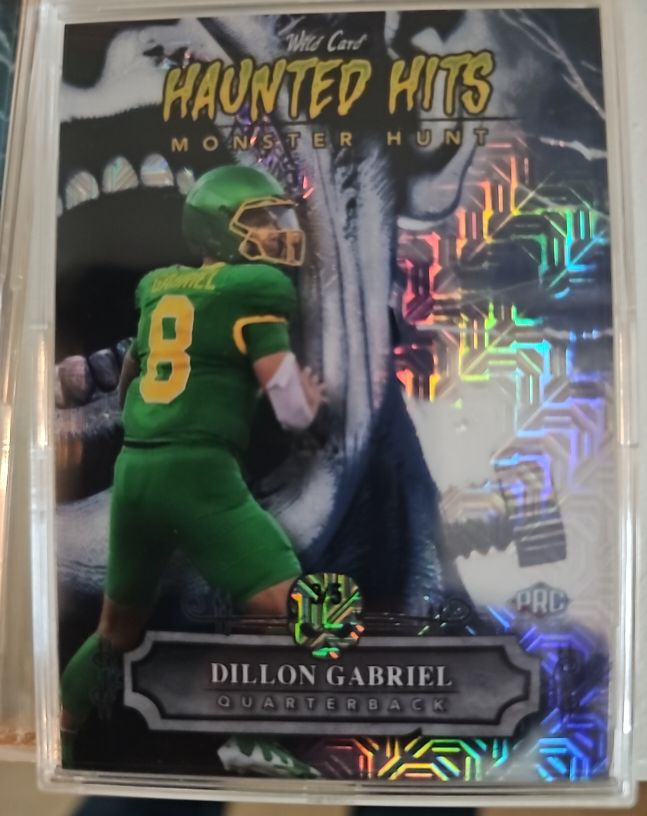 2024 Wild Card Haunted Hits Monster Hunt Dillon Gabriel — front