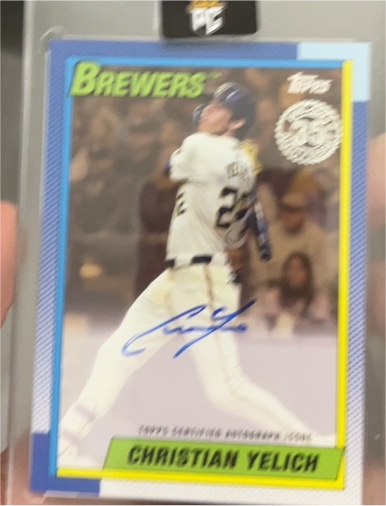 2025 Topps Update #90A-CY Christian Yelich — front
