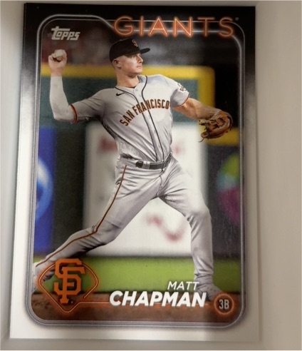 2024 Topps #393 Matt Chapman — front