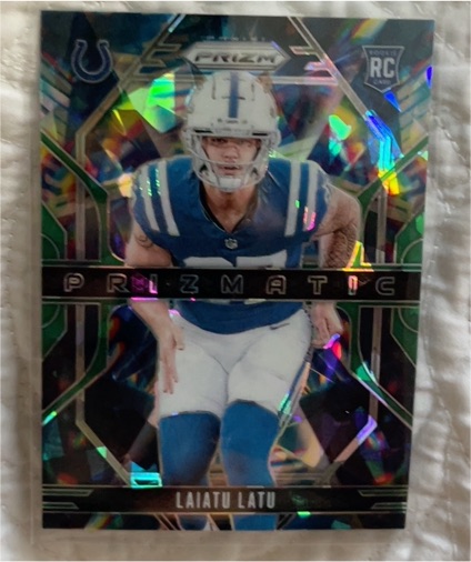 2024 Panini Prizm #5 Laiatu Latu Prizmatic — front