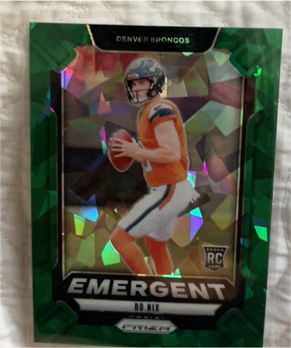 2024 Panini Prizm Emergent #3 Bo Nix — front