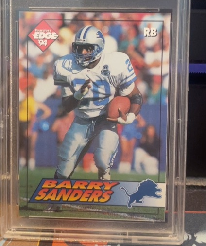 1994 Collector's Edge #63 Barry Sanders — front