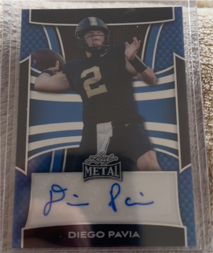 2025 Leaf Metal Diego Pavia — front