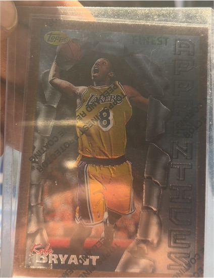 1996-97 Topps Finest #74 Kobe Bryant Rookie — front