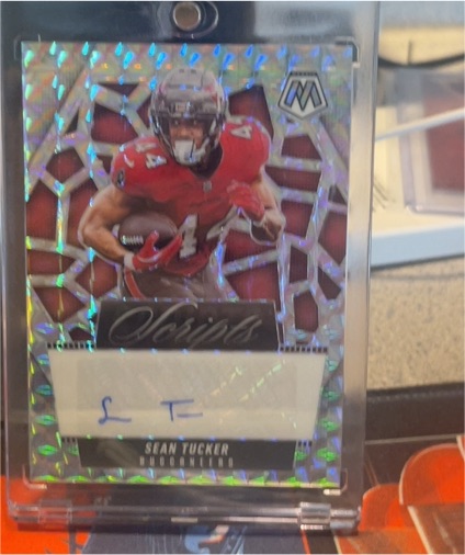 2025 Panini Mosaic #SCR-STR Sean Tucker — front
