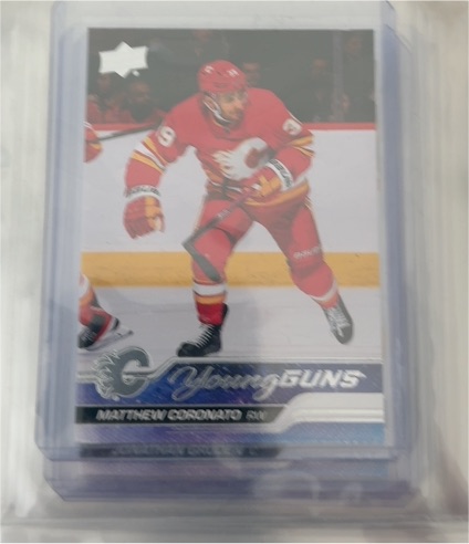 2023-24 Upper Deck Series 1 #201 Matthew Coronato Young Guns — front