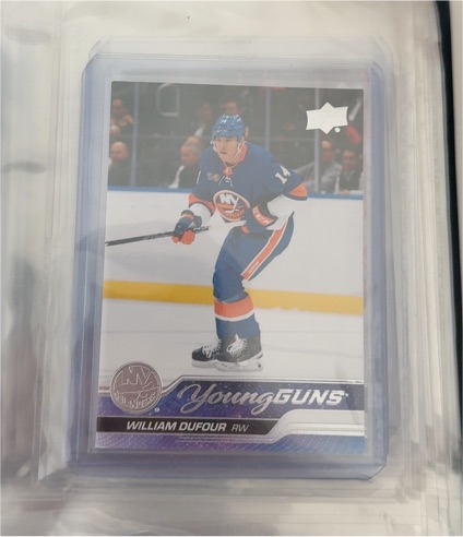 2023-24 Upper Deck Series 1 Young Guns #206 William Dufour — front