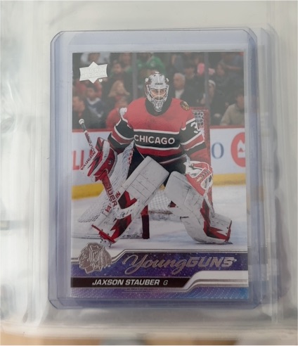 2023-24 Upper Deck Series 1 #207 Jaxson Stauber Young Guns — front