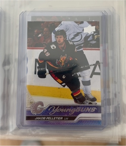 2023-24 Upper Deck Series 1 Young Guns #208 Jakob Pelletier — front