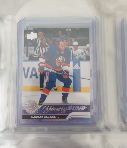 2023-24 Upper Deck Series 1 #209 Samuel Bolduc Young Guns — front