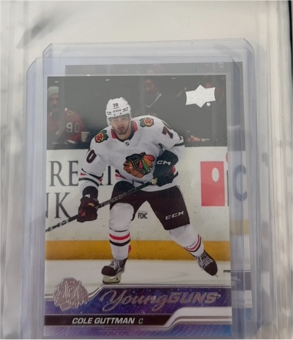 2023-24 Upper Deck Series 1 Young Guns #216 Cole Guttman — front