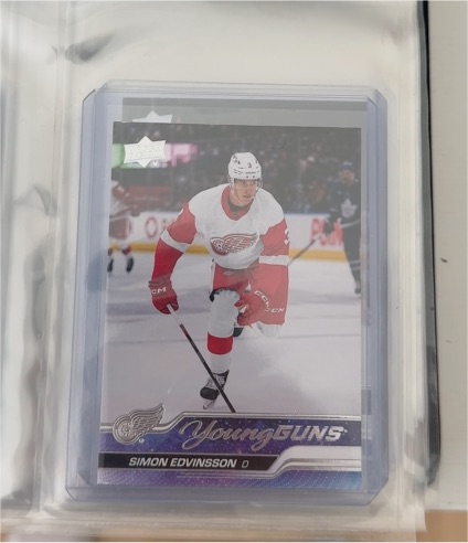 2023-24 Upper Deck Series 1 #228 Simon Edvinsson — front