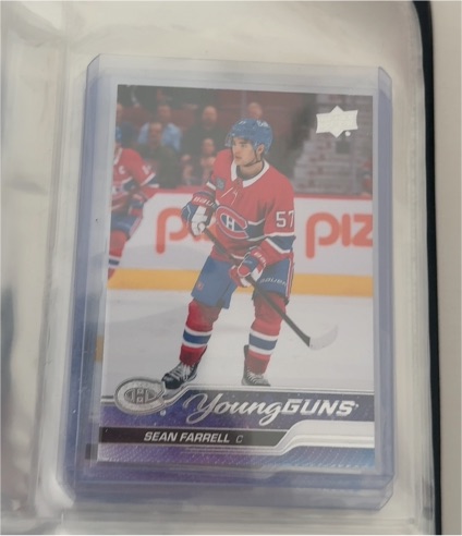 2023-24 Upper Deck Series 1 Young Guns #234 Sean Farrell — front