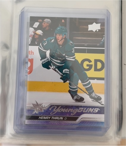 2023-24 Upper Deck Young Guns #236 Henry Thrun — front