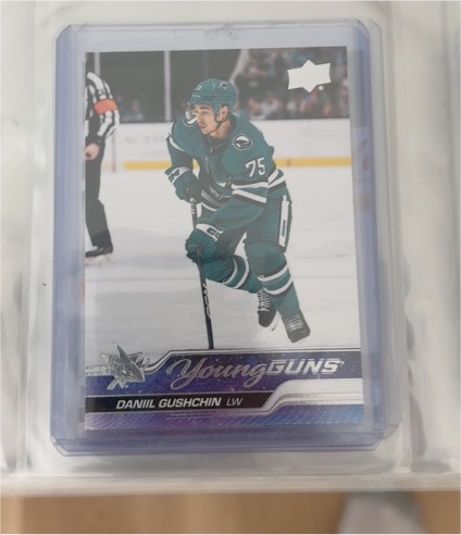 2023-24 Upper Deck Series 1 #239 Daniil Gushchin — front