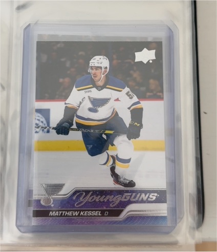 2023-24 Upper Deck Series 1 #240 Matthew Kessel Young Guns — front