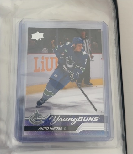 2023-24 Upper Deck Series 1 #242 Akito Hirose — front