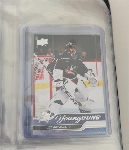 2023-24 Upper Deck Young Guns #246 Jet Greaves — front