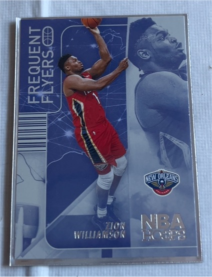 2022-23 Panini NBA Hoops Frequent Flyers #3 Zion Williamson — front