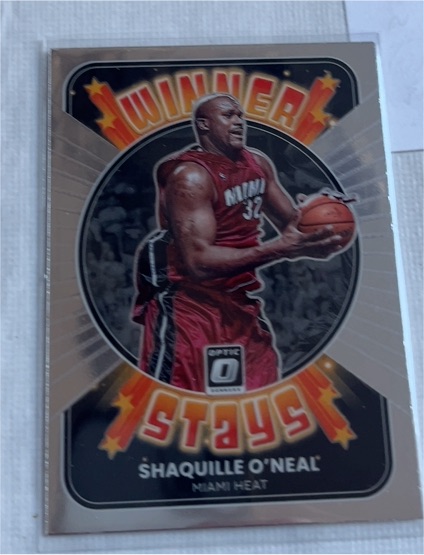 2021-22 Panini Donruss Optic #9 Shaquille O'Neal Winner Stays — front