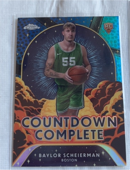 2024-25 Topps Chrome #CC-24 Baylor Scheierman — front