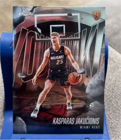 2025-26 Topps Chrome #YQ-11 Kasparas Jakucionis Youthquake — front