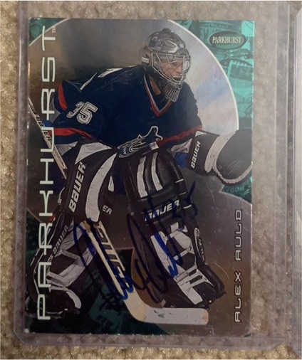 2001-02 Parkhurst Alex Auld — front