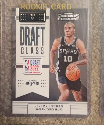 2022-23 Panini Contenders Draft Class #2 Jeremy Sochan — front