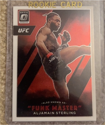 2022 Donruss Optic UFC #7 Aljamain Sterling — front
