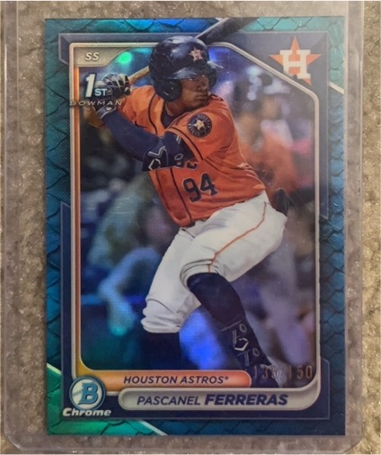 2024 Bowman Chrome #BCP-240 Pascanel Ferreras — front