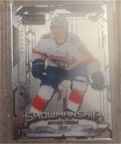 2024-25 O-Pee-Chee Platinum #S-2 Matthew Tkachuk Showmanship — front