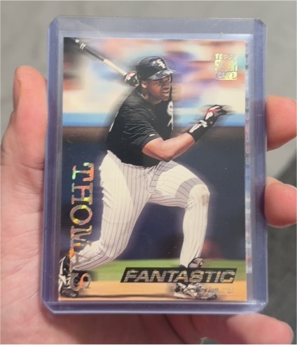 1994 Topps Stadium Club #718 Frank Thomas Fantastic Finishers — front