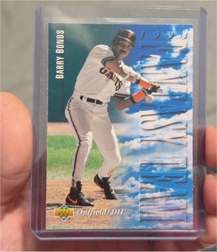 1994 Upper Deck #38 Barry Bonds Fantasy Team — front