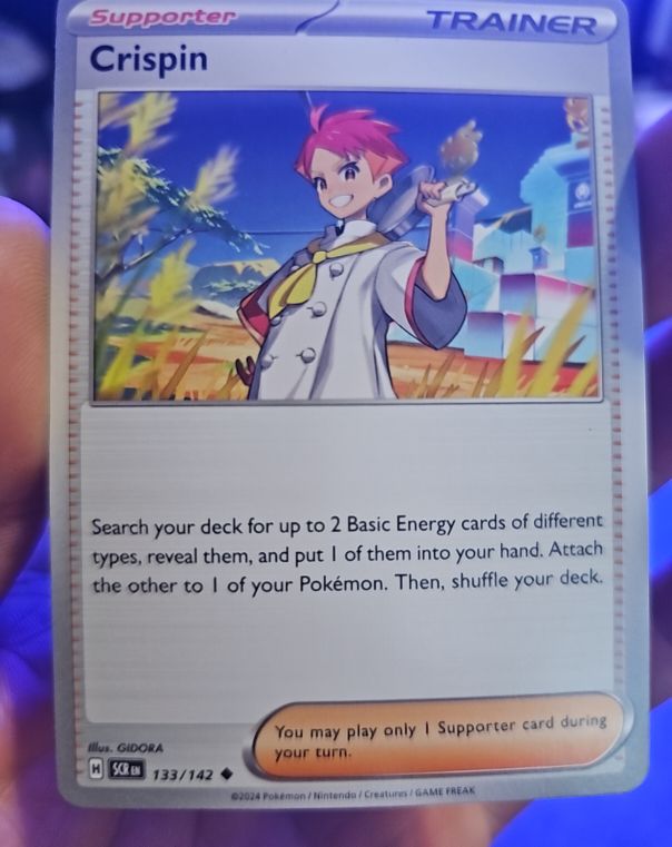 2024 Pokémon Stellar Crown #133 Crispin — front