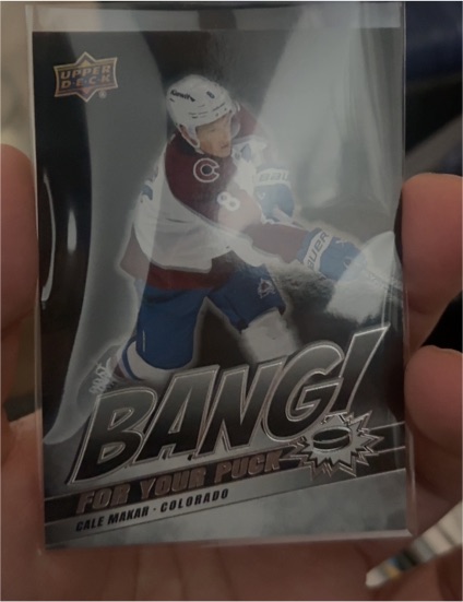 2024-25 Upper Deck Series 2 Bang For Your Puck #BP-18 Cale Makar — front