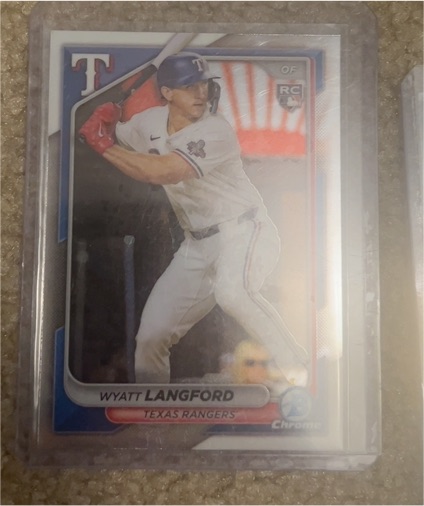 2024 Bowman Chrome #71 Wyatt Langford — front