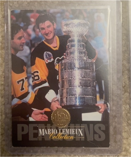 1993-94 Leaf Mario Lemieux Collection #8 Mario Lemieux — front