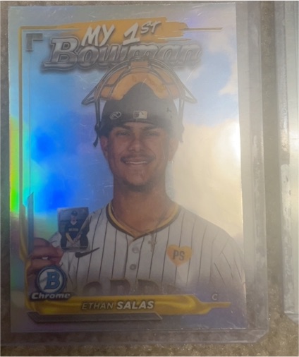 2024 Bowman Chrome My 1st Bowman #M1B-24 Ethan Salas — front