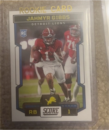 2023 Panini Score #316 Jahmyr Gibbs — front