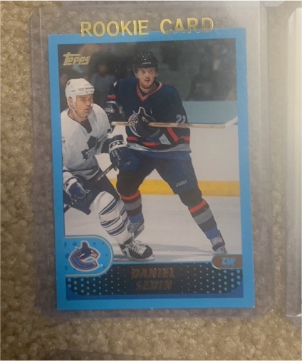 2001-02 Topps #RW Daniel Sedin — front