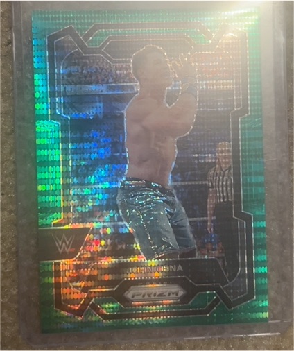 2024 Panini Prizm WWE John Cena Pulsar Prizm — front
