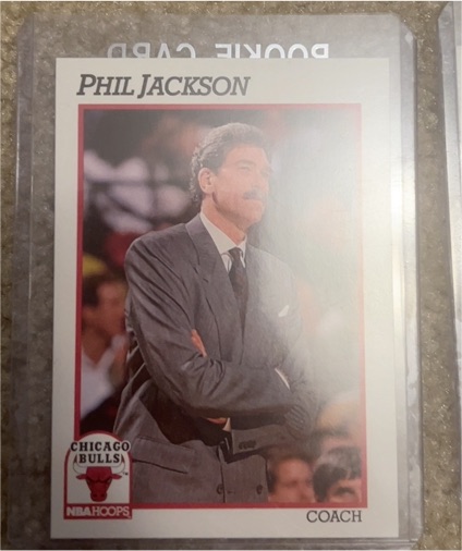 1991-92 NBA Hoops #224 Phil Jackson — front