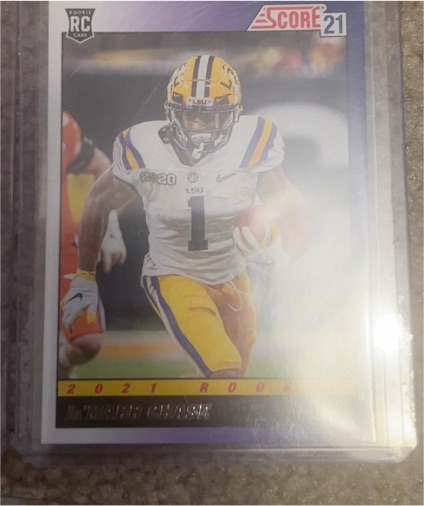 2021 Score #2 Ja'Marr Chase Rookie Card — front