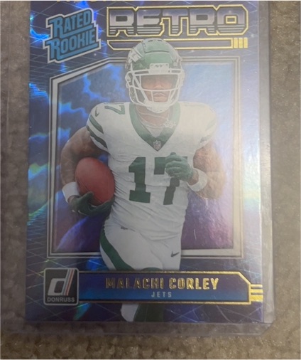 2024 Panini Donruss Retro Rated Rookie #8 Malachi Corley — front