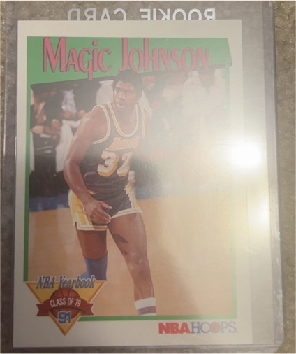 1991-92 NBA Hoops #321 Magic Johnson — front